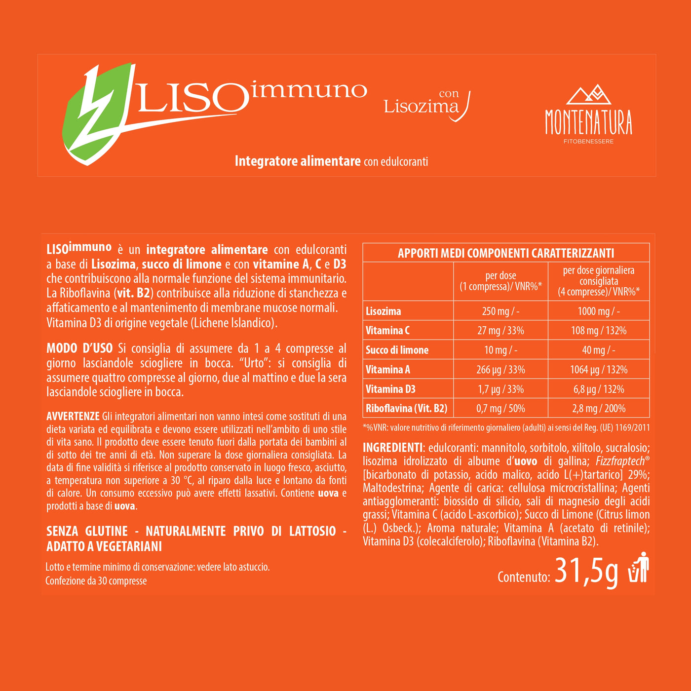 MONTENATURA <BR>LISOimmuno
